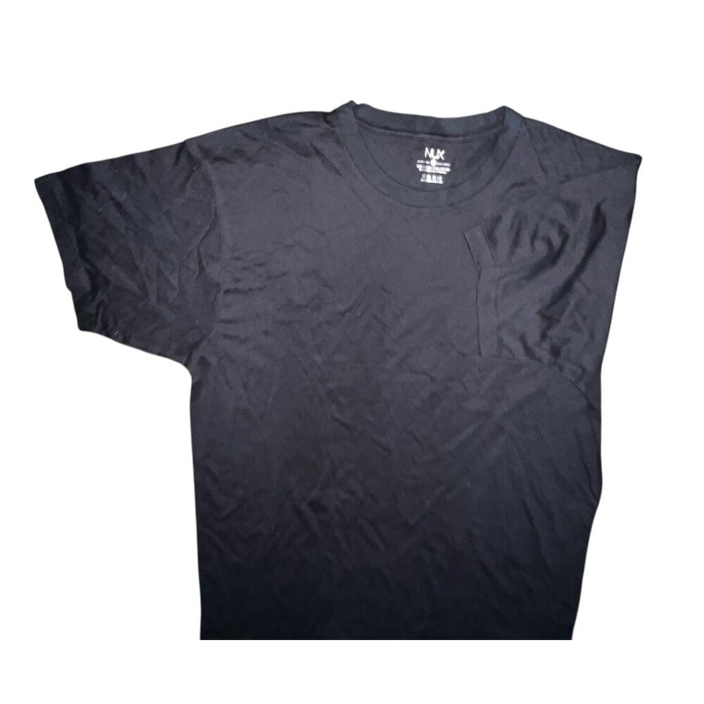 Nux Soft Basic Tee Womens Casual Comfortable Basic T Shirt Sz Large Womens Black